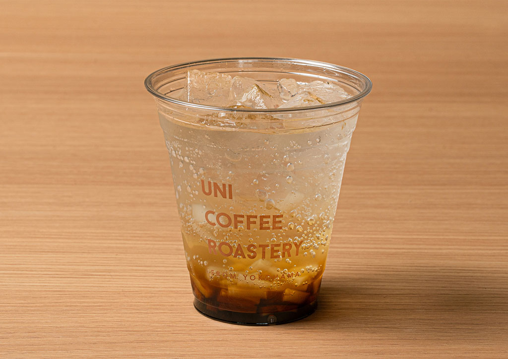 住吉の久寿餅入り黒蜜トニック