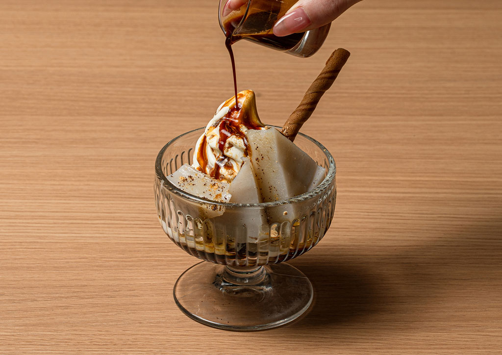 住吉の久寿餅アフォガート