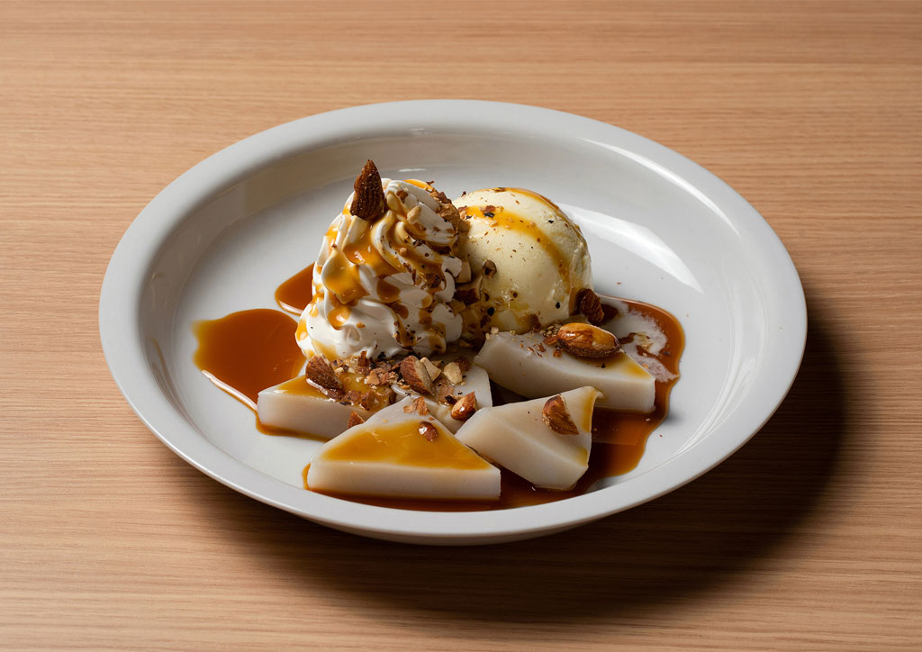 住吉の久寿餅 -キャラメル仕立て