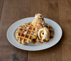 キャラメルワッフル