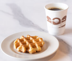 ワッフル1個＆ドリンク(ファストブリュー/紅茶)