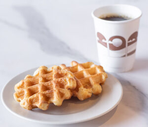 ワッフル2個＆ドリンク(ファストブリュー/紅茶)