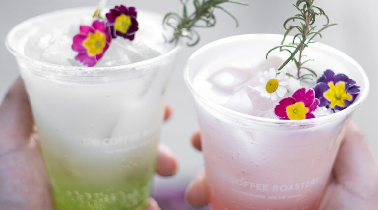 【赤レンガ倉庫限定】「FLOWER GARDEN 2023」に向けた限定ドリンクを販売