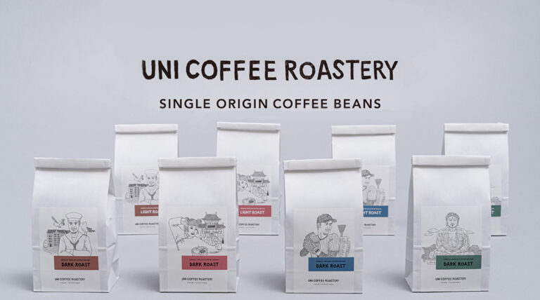 横浜を旅するような味わい！コーヒー豆のパッケージをウチヤマカオリ氏が手掛けるユニークなイラストにリニューアル