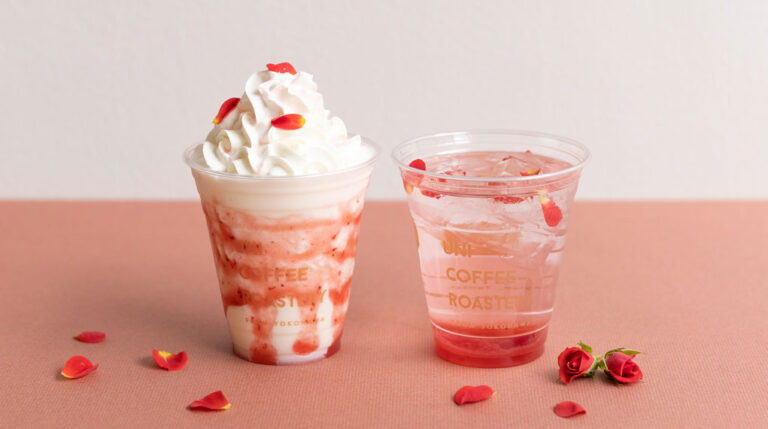 【1月15日〜】ローズとストロベリーを使用した新作ドリンクが発売
