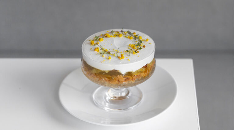 【Salon de Parfait限定】可憐なミモザをイメージした、春限定の贅沢パルフェが登場